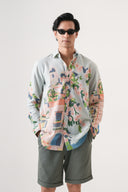 Coastal Canvas Watercolor Shirt