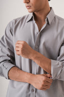 Slate Calm Textured Shirt