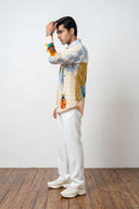 Multicolor Artistic Modern Art Inspired Printed Casual Shirt