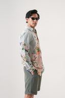 Coastal Canvas Watercolor Shirt