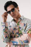 Coastal Canvas Watercolor Shirt