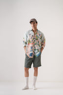 Coastal Canvas Watercolor Shirt