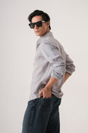 Slate Calm Textured Shirt