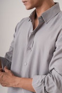 Slate Calm Textured Shirt