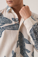 Ocean Etch Printed Shirt