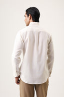 Ecru Solid Shirt
