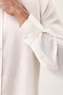 Ecru Solid Shirt