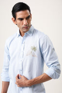 Island Whisper Embroidered shirt