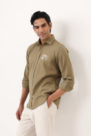 Work & Win Embroidered Shirt