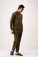 Olive Drift Comfort Co-ord Set