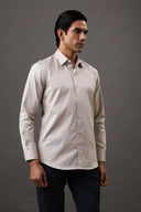 Sandstone Weave Solid Shirt