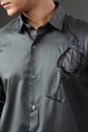 Pour of Precision Hand Embroidered Shirt