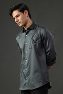 Pour of Precision Hand Embroidered Shirt