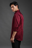 Twilight Veins – Hand Embroidered Shirt