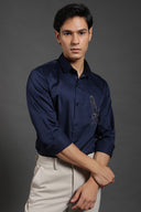 Wings of Precision Hand Embroidered Shirt