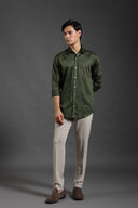 Vert Dusk Satin Shirt