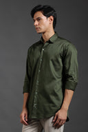 Vert Dusk Satin Shirt