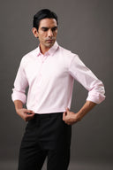Light Pink Solid Shirt