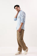 Coastal Calm Embroidered Shirt