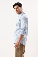 Coastal Calm Embroidered Shirt