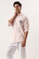 Rose Drift Embroidered Shirt