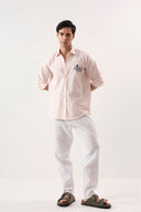 Rose Drift Embroidered Shirt