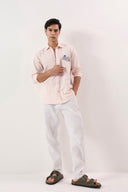 Rose Drift Embroidered Shirt