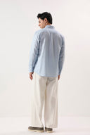 Azure Nomad Embroidered Shirt