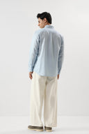 Azure Nomad Embroidered Shirt