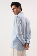 Azure Nomad Embroidered Shirt