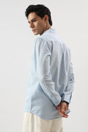 Azure Nomad Embroidered Shirt