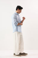 Azure Nomad Embroidered Shirt