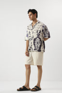 Paris Manuscript Oversized Shirt