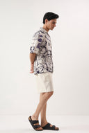 Paris Manuscript Oversized Shirt