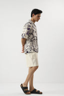 Paris Manuscript Oversized Shirt